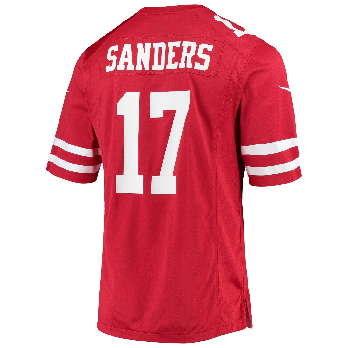 San Francisco 49ers Emmanuel Sanders Scarlet NFL jersey front view