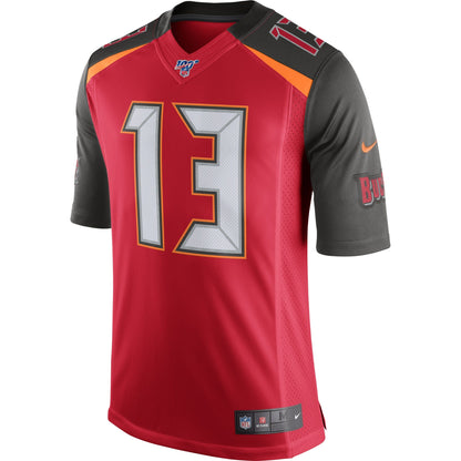 Tampa Bay Buccaneers Mike Evans 100 NFL jersey front view