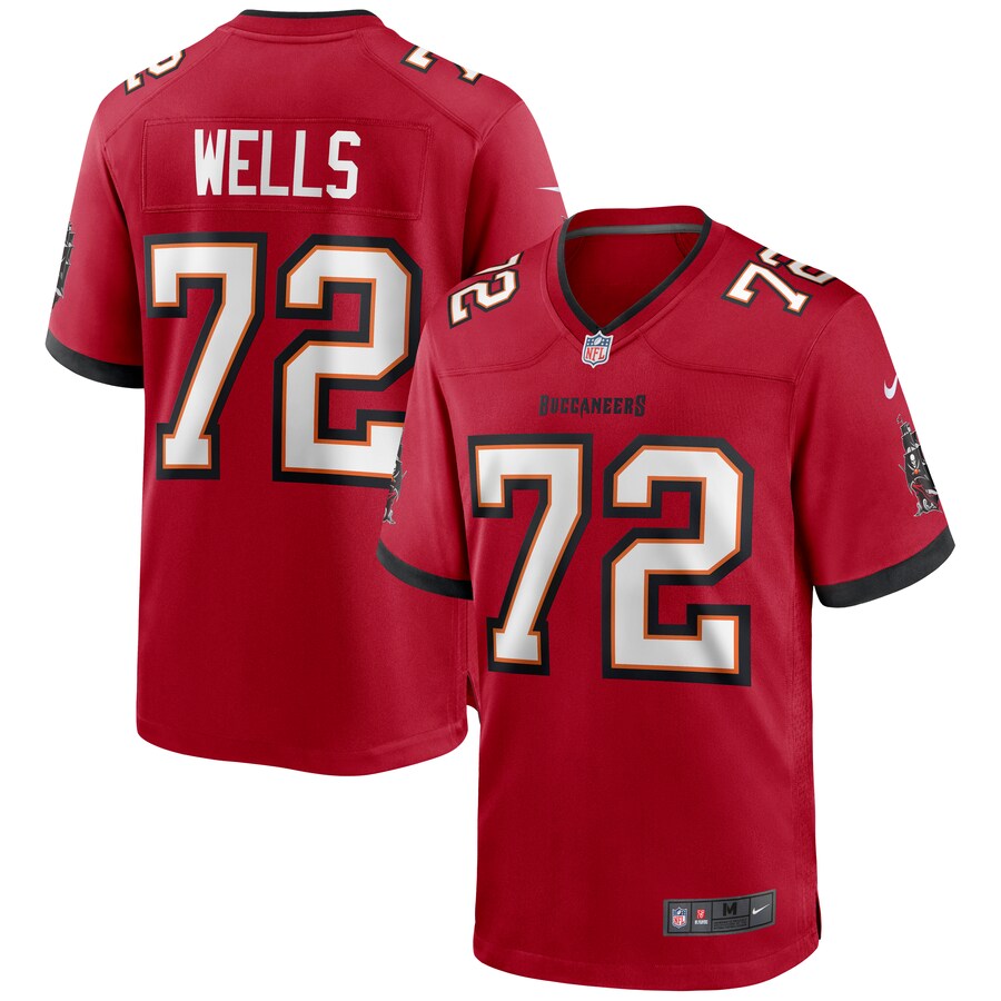 Tampa Bay Buccaneers Josh Wells NFL jersey front view