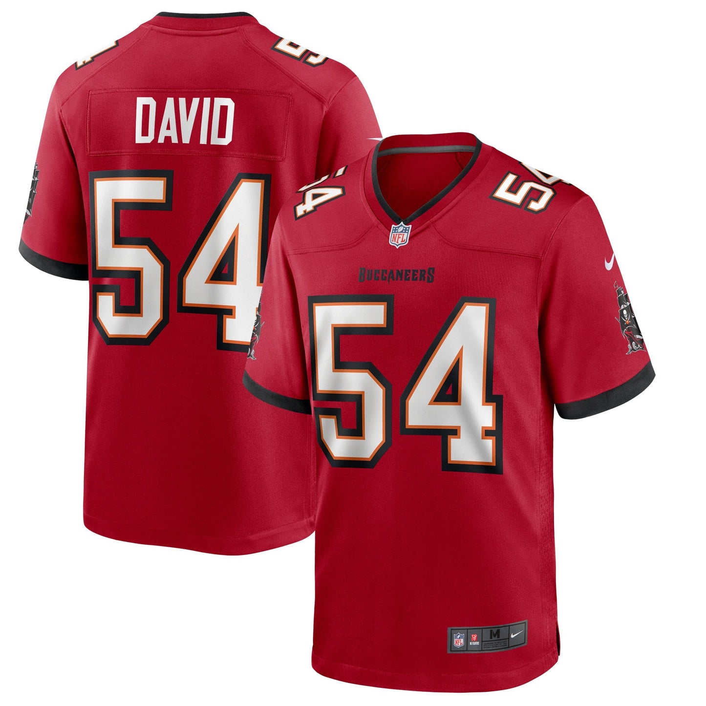 Tampa Bay Buccaneers Lavonte David NFL jersey front view