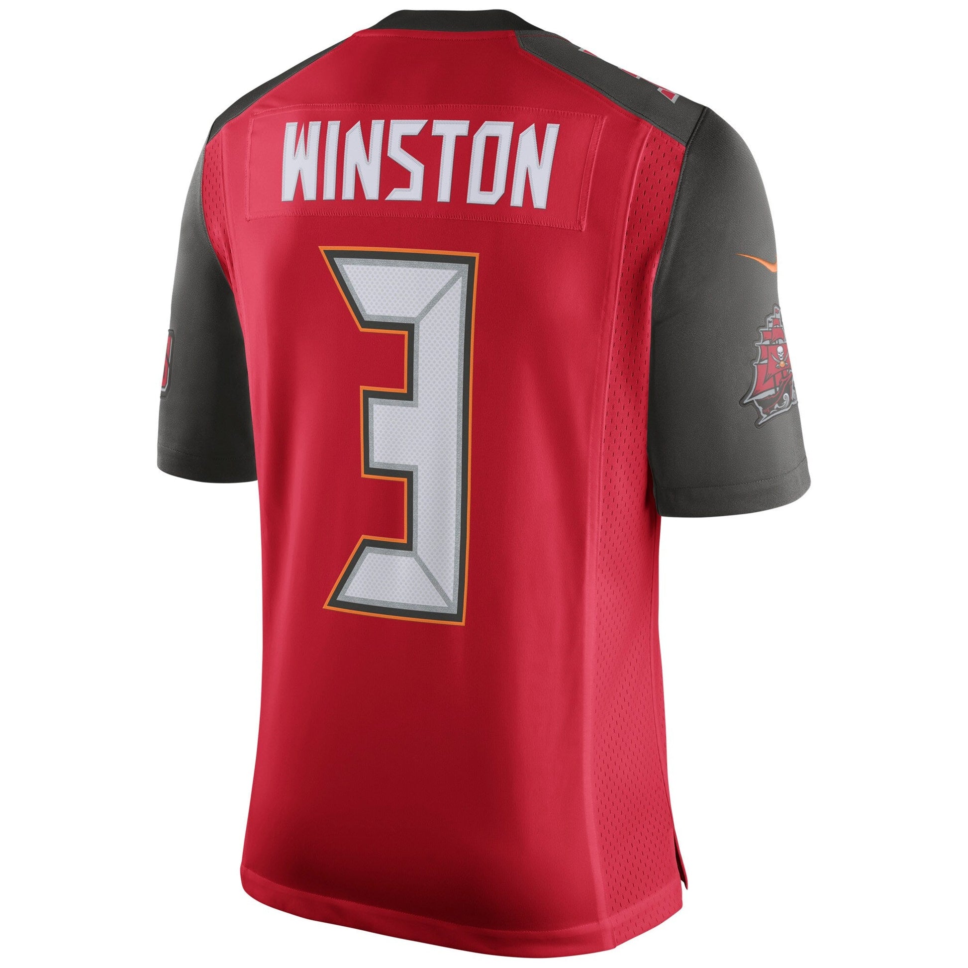 Tampa Bay Buccaneers Jameis Winston Speed Machine NFL jersey front view