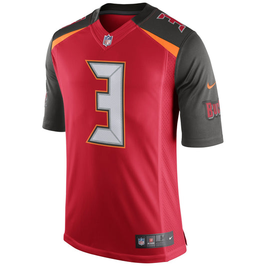 Tampa Bay Buccaneers Jameis Winston Speed Machine NFL jersey front view