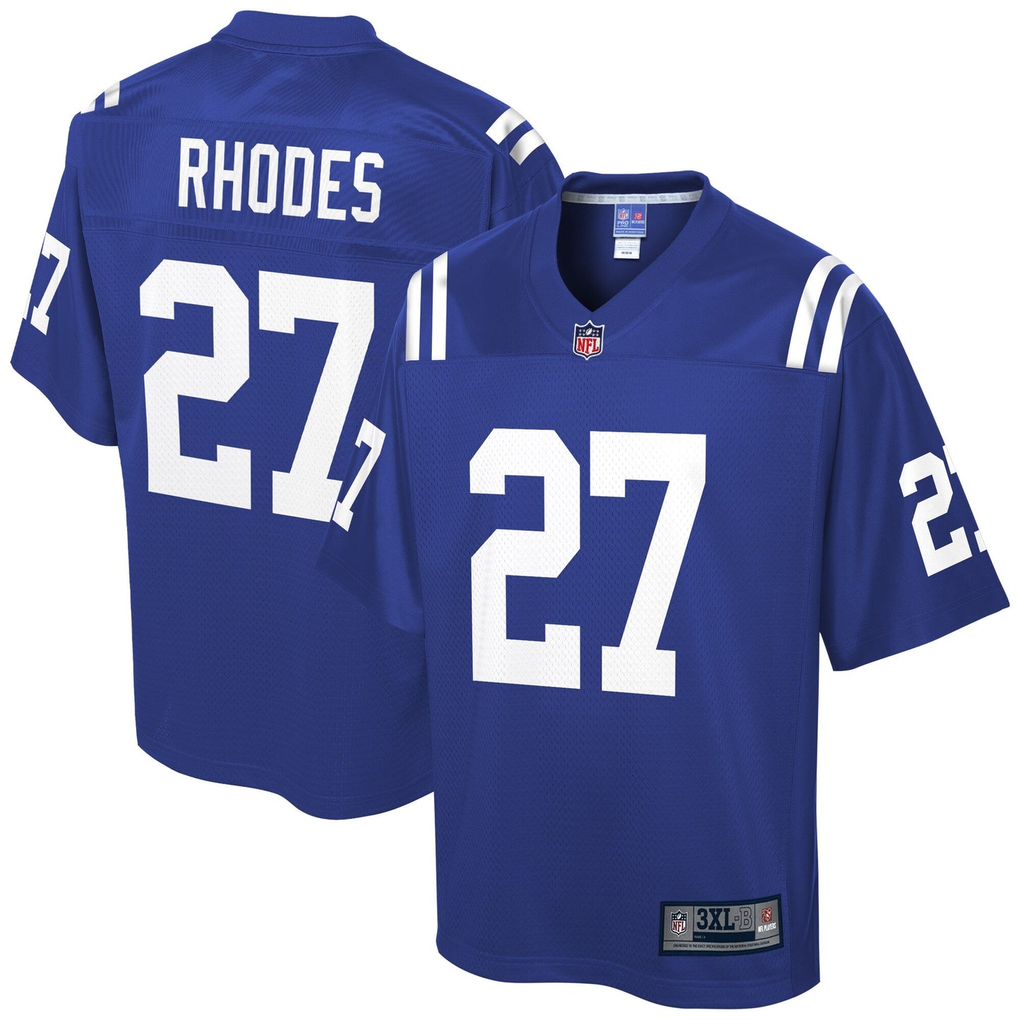 Indianapolis Colts Xavier Rhodes Big Tall NFL jersey front view