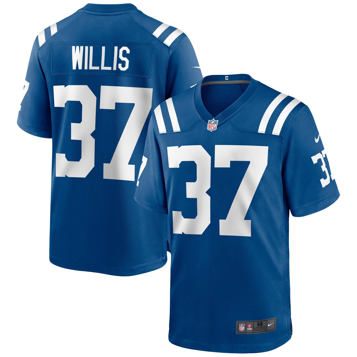 Indianapolis Colts Khari Willis NFL jersey front view