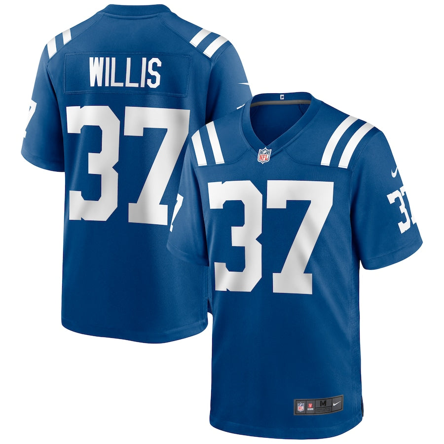 Indianapolis Colts Khari Willis NFL jersey front view