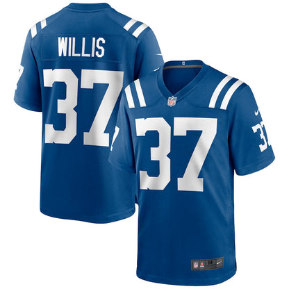 Indianapolis Colts Khari Willis NFL jersey front view