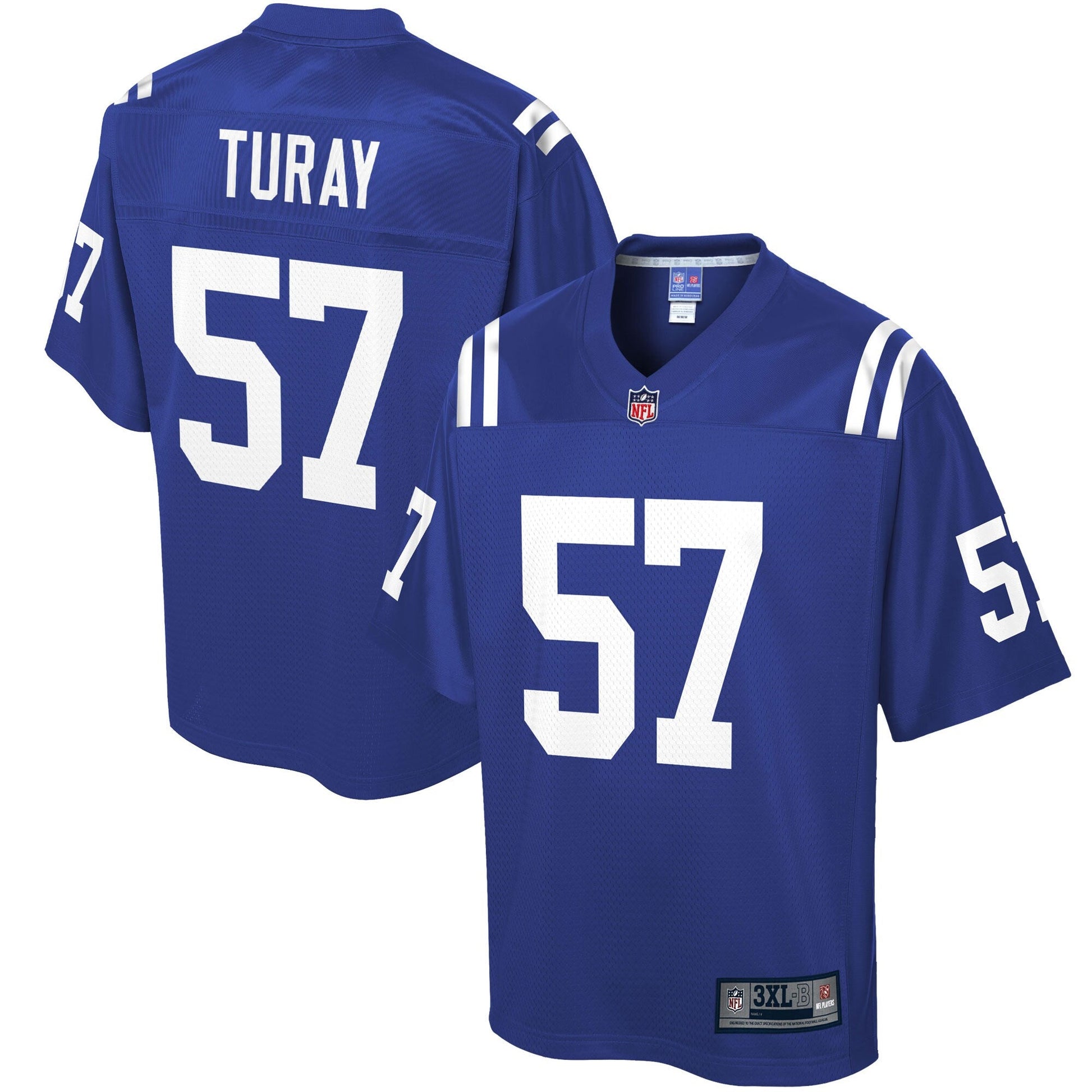 Indianapolis Colts Kemoko Turay Big Tall NFL jersey front view