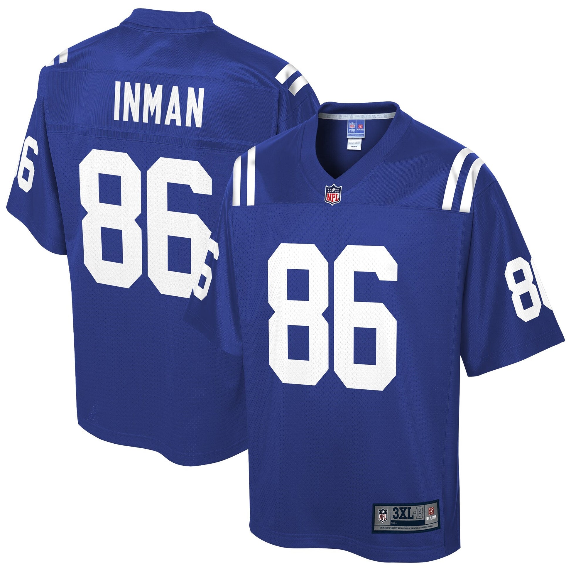 Indianapolis Colts Dontrelle Inman Big Tall NFL jersey front view