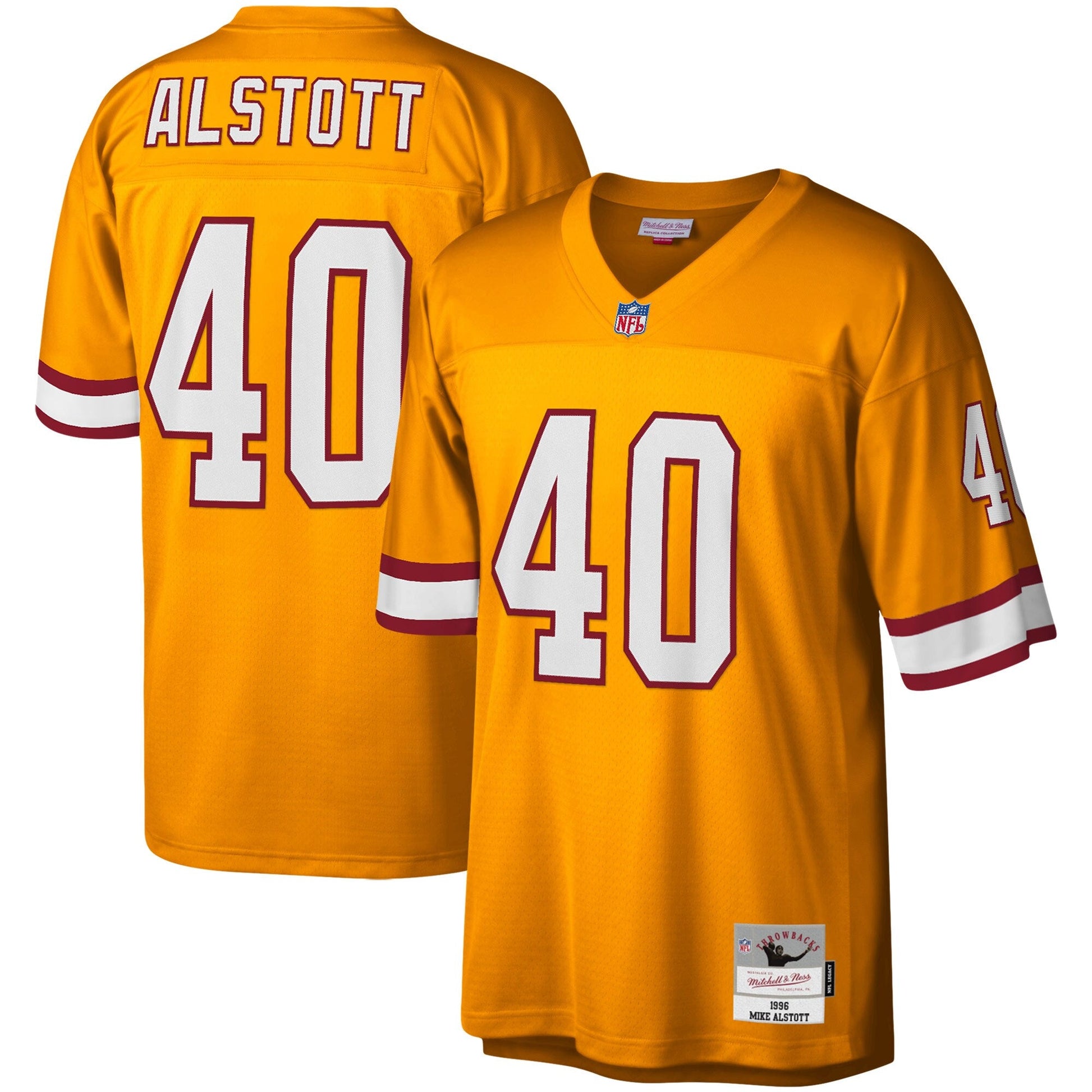 Tampa Bay Buccaneers Mike Alstott Legacy NFL jersey front view