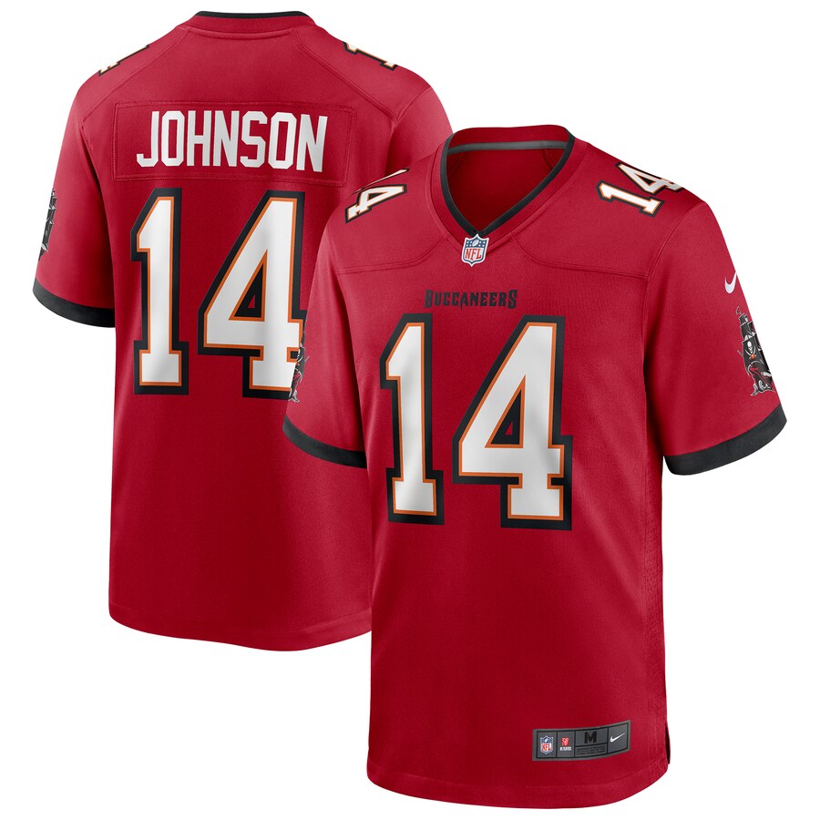 Tampa Bay Buccaneers Brad Johnson NFL jersey front view