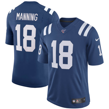 Indianapolis Colts Peyton Manning 100 NFL jersey front view