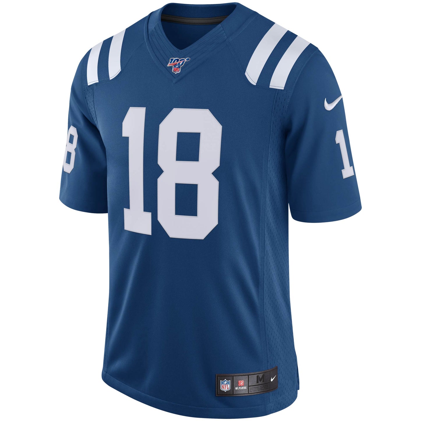 Indianapolis Colts Peyton Manning 100 NFL jersey front view