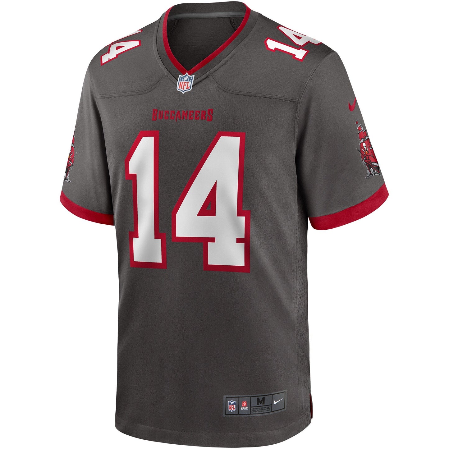 Tampa Bay Buccaneers Chris Godwin Pewter NFL jersey front view