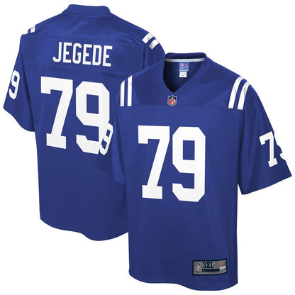 Indianapolis Colts Jegs Jegede Big Tall NFL jersey front view