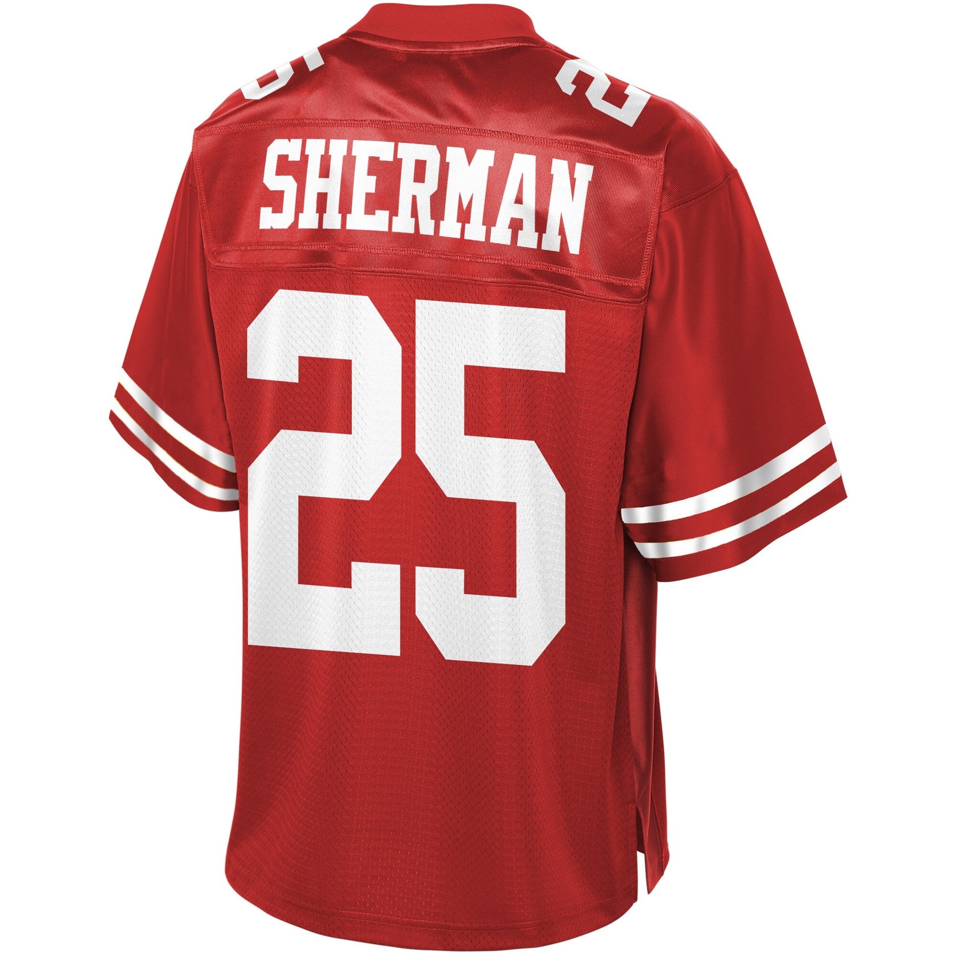 San Francisco 49ers Richard Sherman Scarlet NFL jersey front view