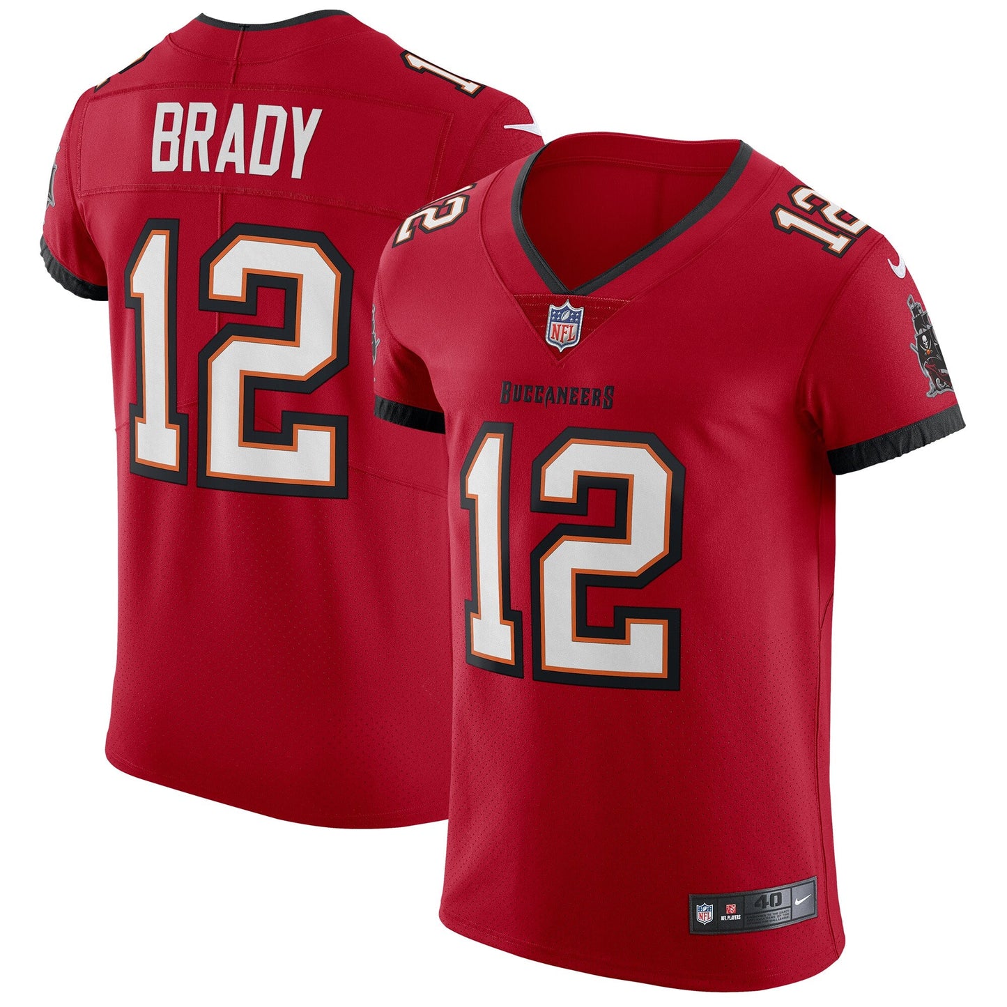 Tampa Bay Buccaneers Tom Brady NFL jersey front view