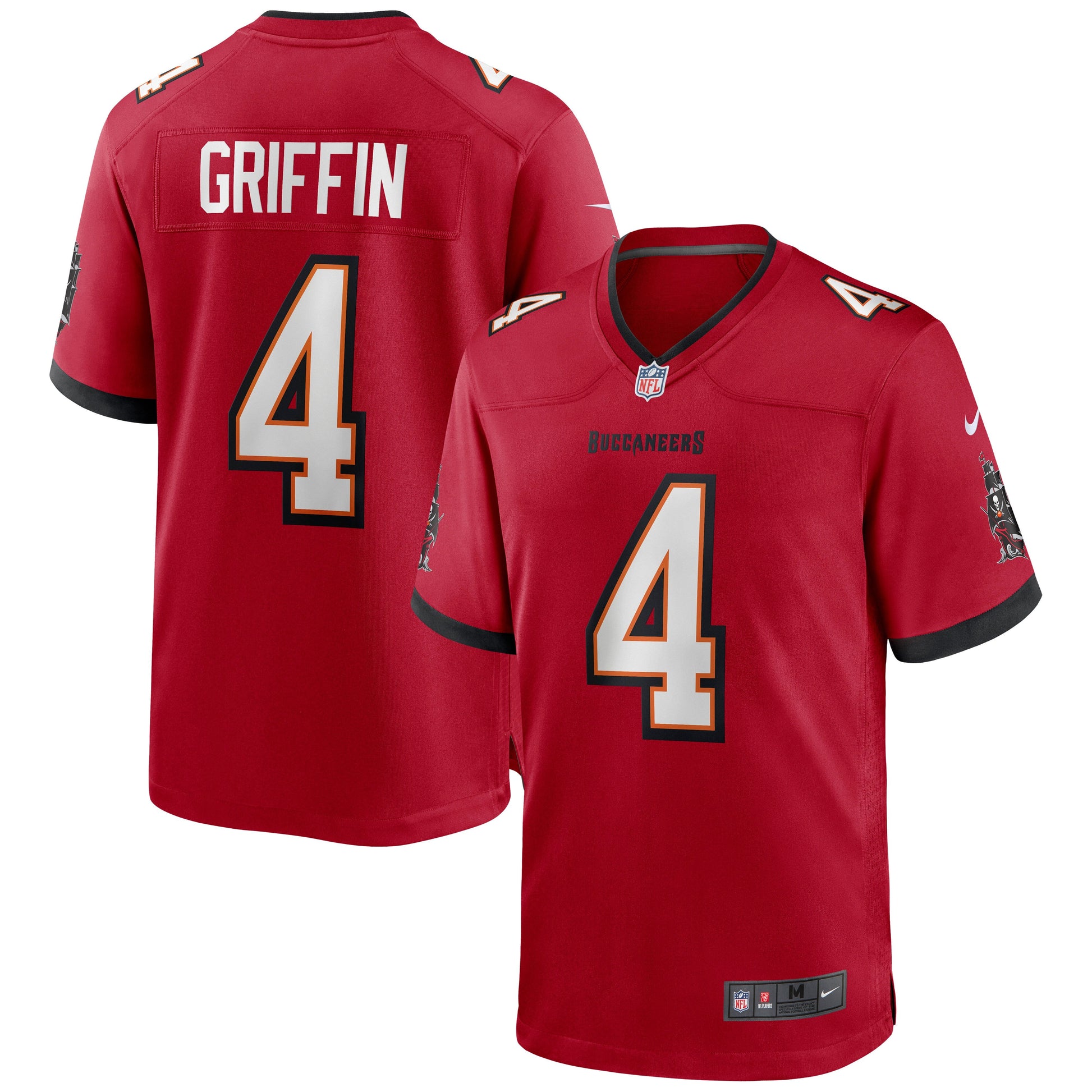 Tampa Bay Buccaneers Ryan Griffin NFL jersey front view