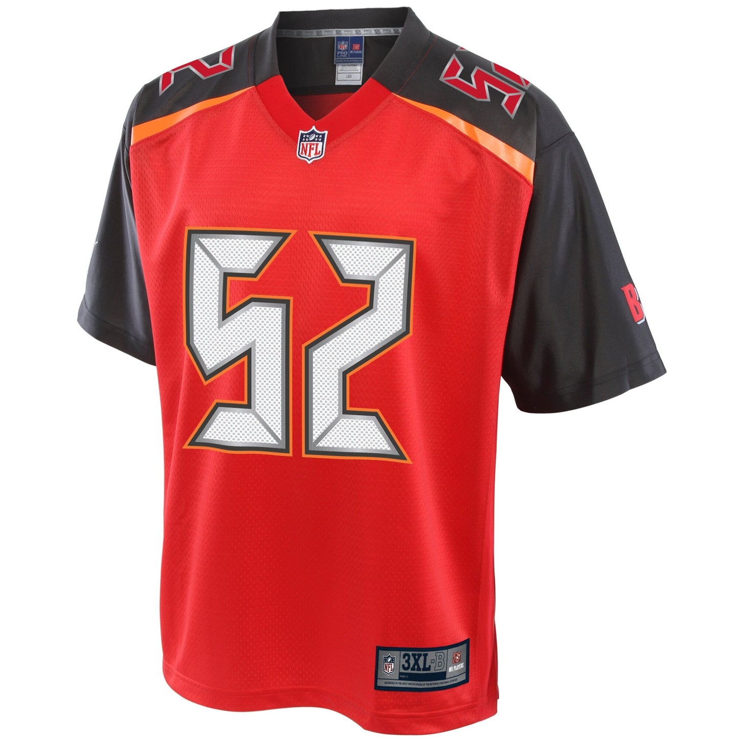Tampa Bay Buccaneers Noah Dawkins Big Tall NFL jersey front view