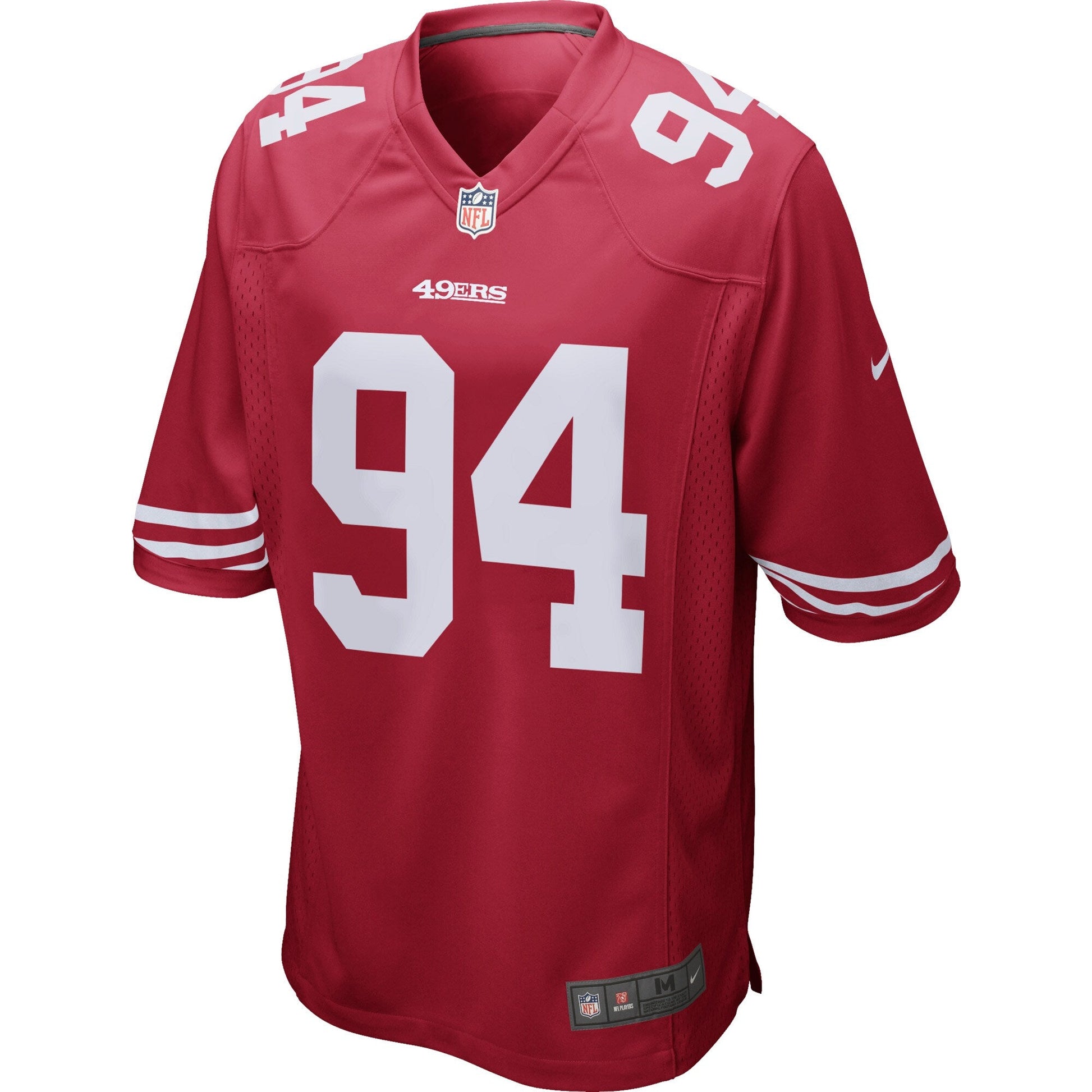 San Francisco 49ers Solomon Thomas Scarlet NFL jersey front view