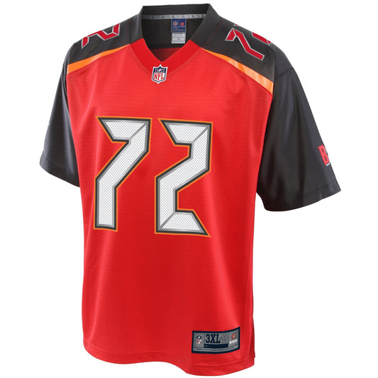 TB JW  Pro Line Red Big Tall Team Jersey rtj football 1865