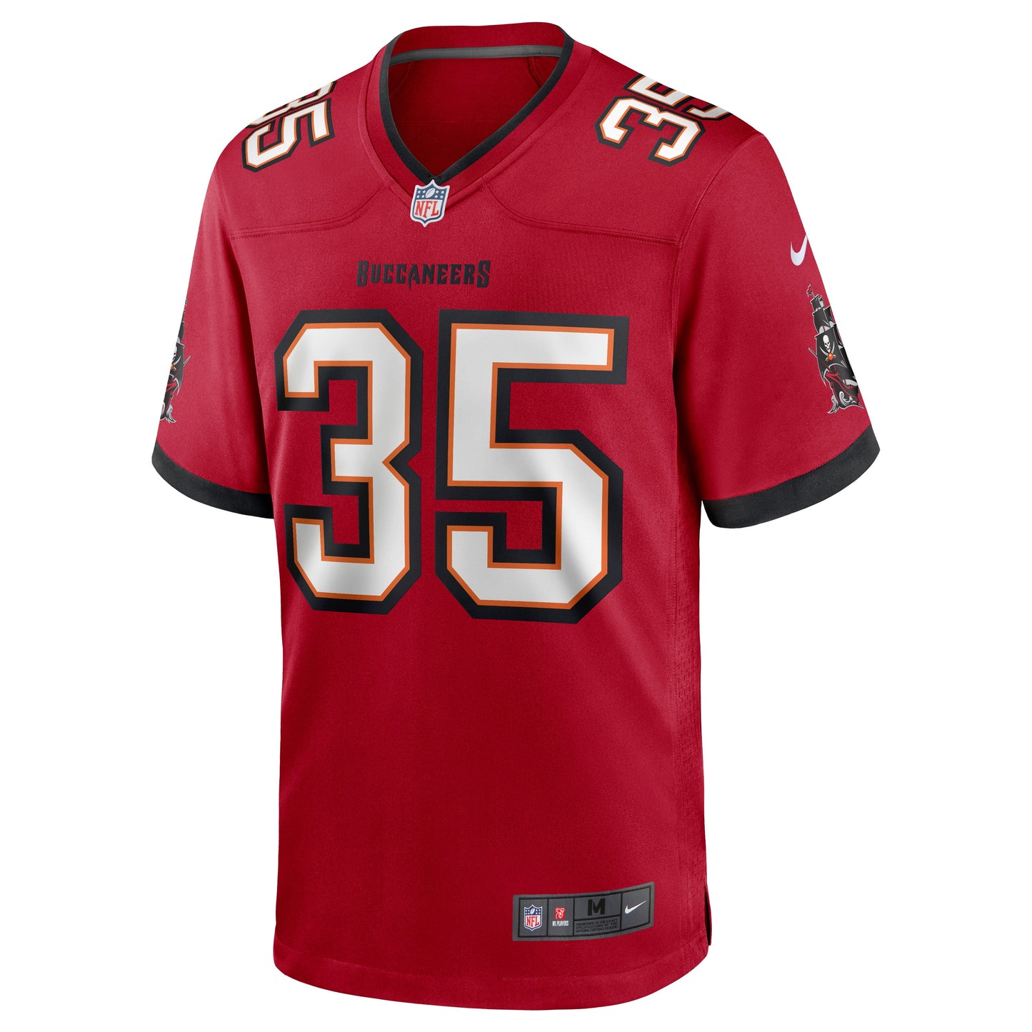 Tampa Bay Buccaneers Jamel Dean NFL jersey front view