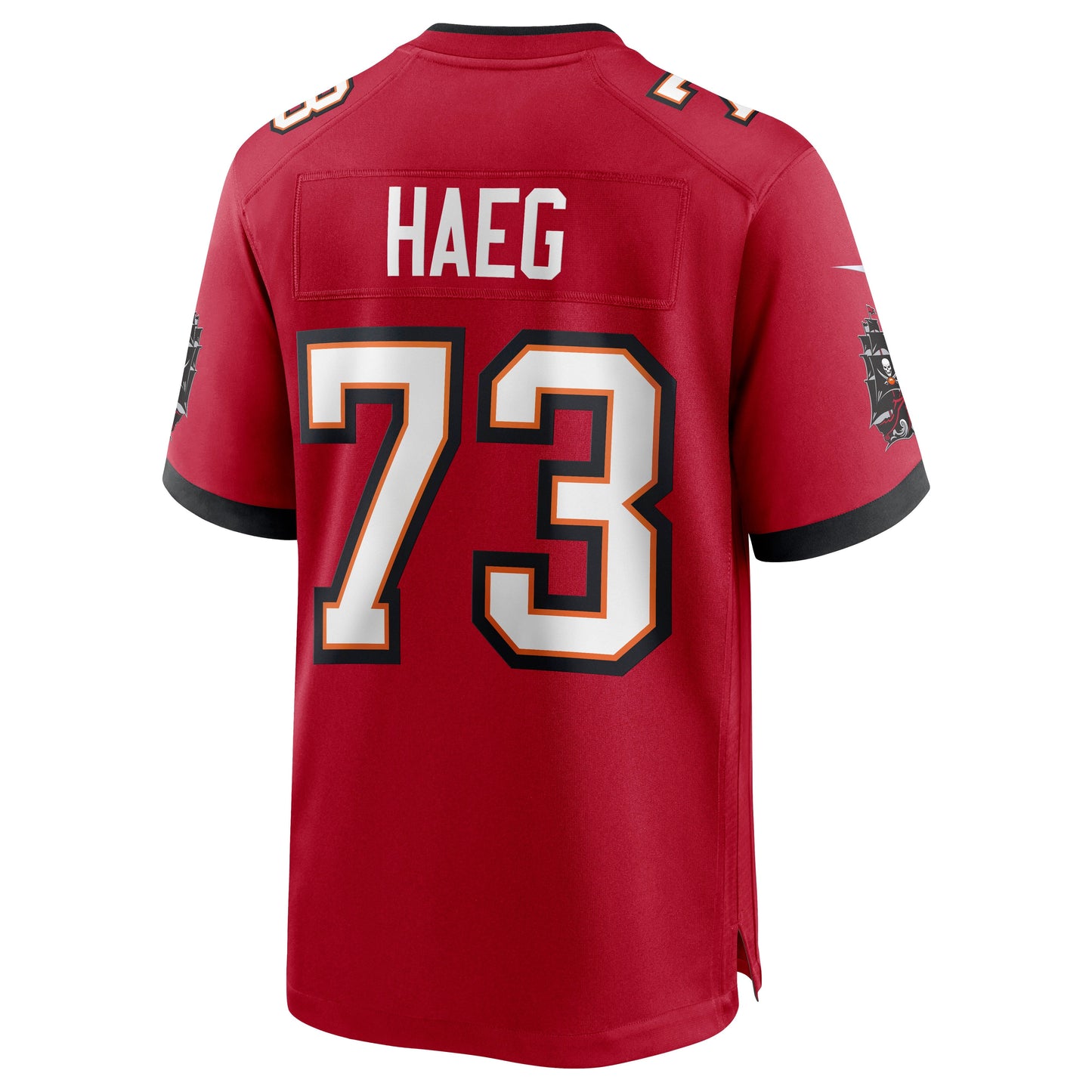 Tampa Bay Buccaneers Joe Haeg NFL jersey front view