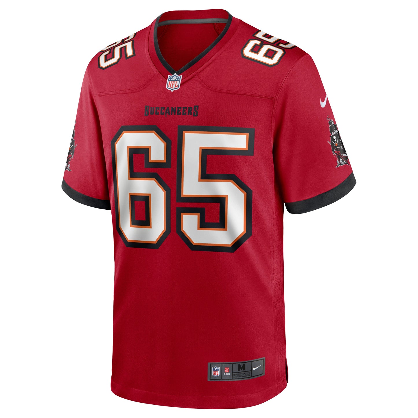Tampa Bay Buccaneers Alex Cappa NFL jersey front view