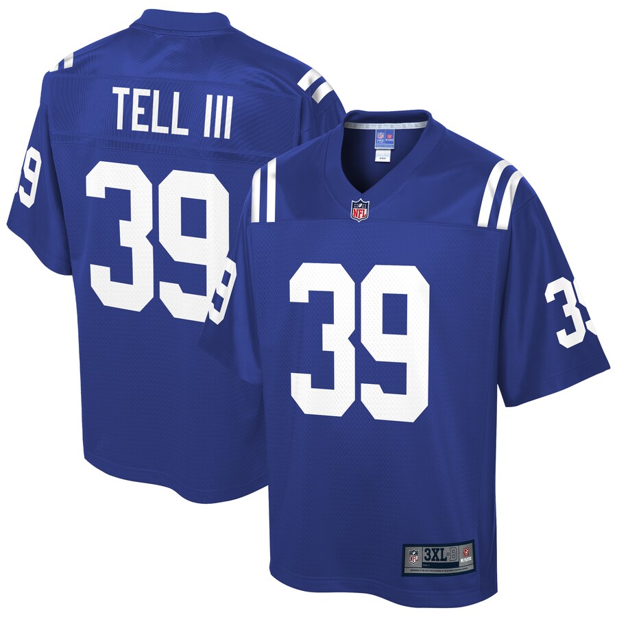 IND MT  Pro Line Royal Big Tall Team Jersey rtj football 1666