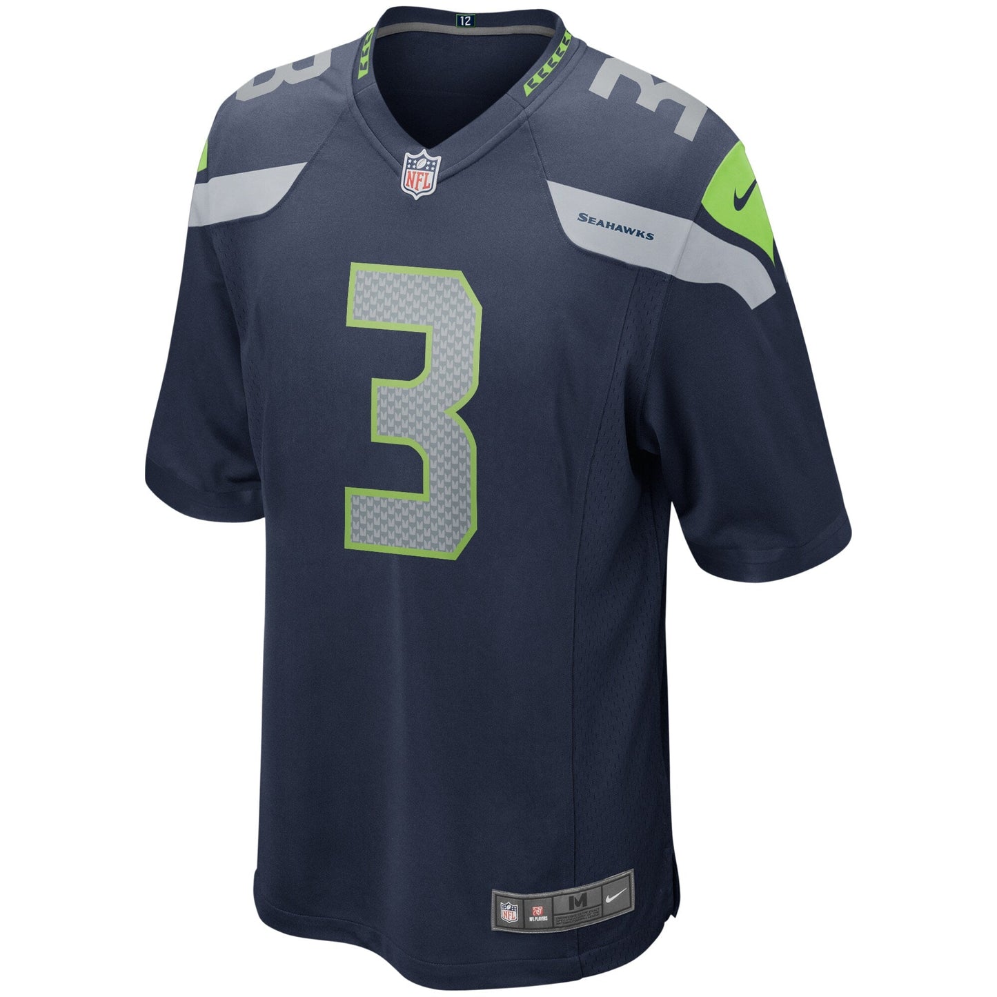 Seattle Seahawks Russell Wilson NFL jersey front view