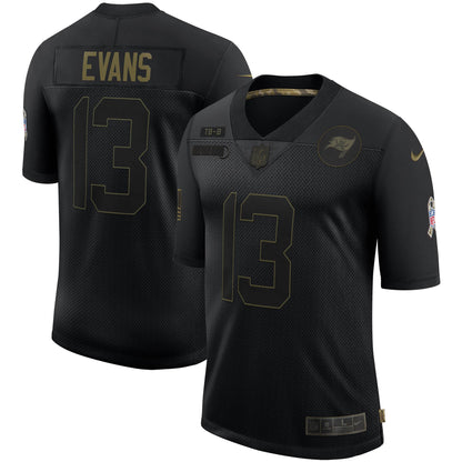 Tampa Bay Buccaneers Mike Evans Salute To Service NFL jersey front view