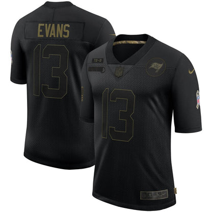 Tampa Bay Buccaneers Mike Evans Salute To Service NFL jersey front view