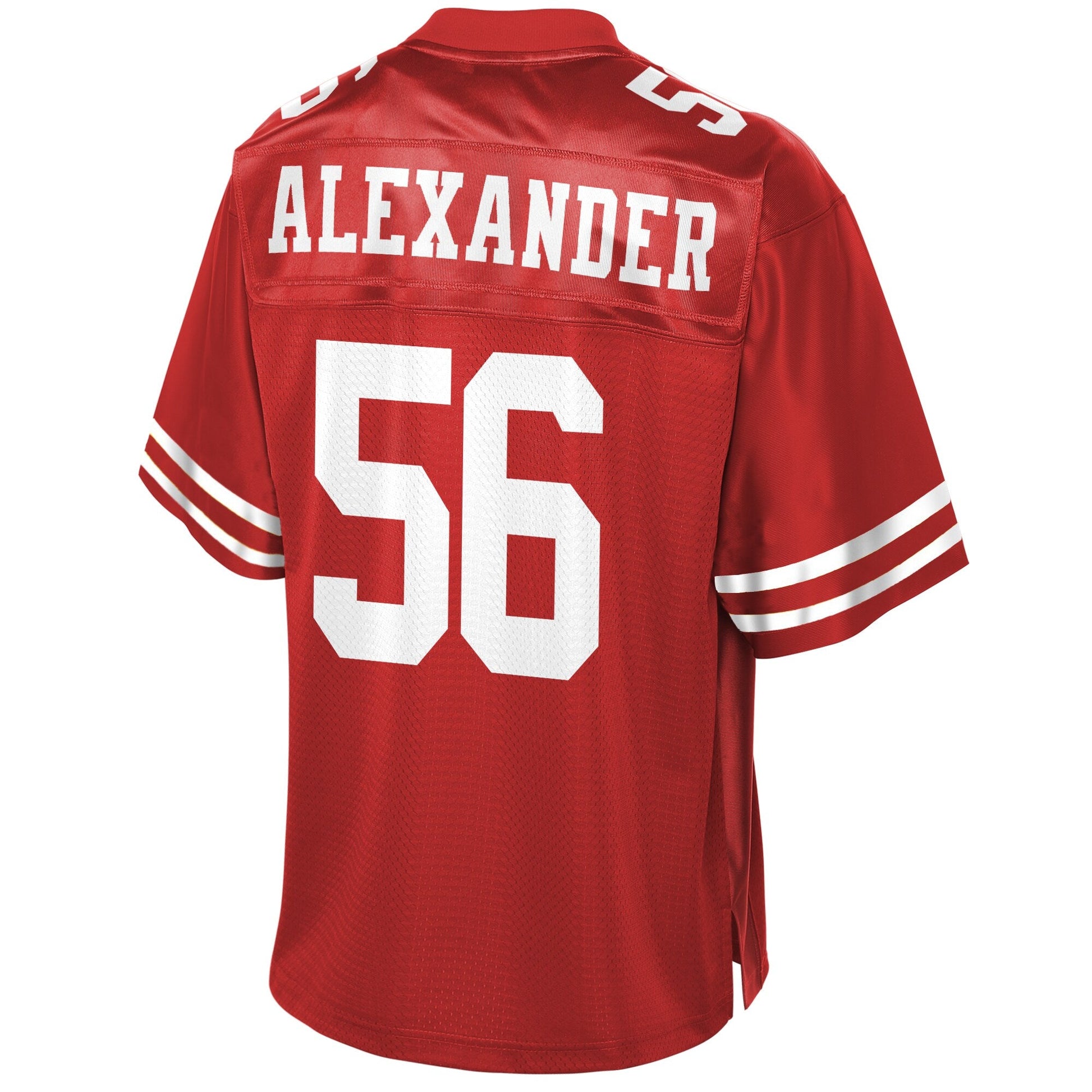 San Francisco 49ers Kwon Alexander Scarlet NFL jersey front view