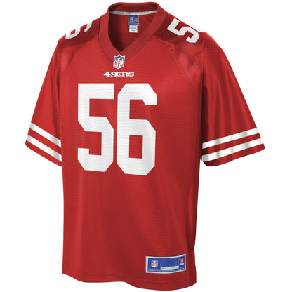 San Francisco 49ers Kwon Alexander Scarlet NFL jersey front view