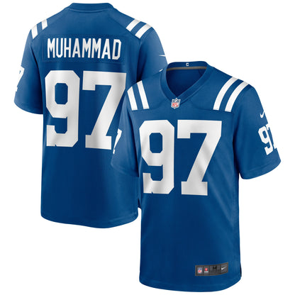 Indianapolis Colts Al Quadin Muhammad NFL jersey front view