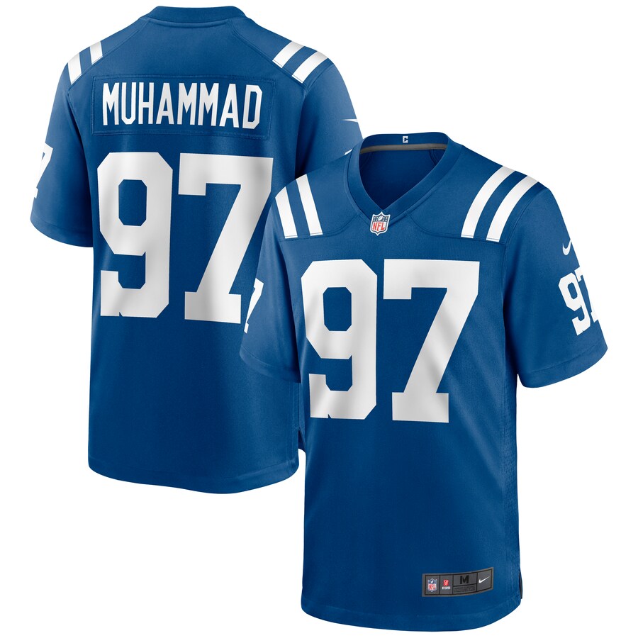 Indianapolis Colts Al Quadin Muhammad NFL jersey front view