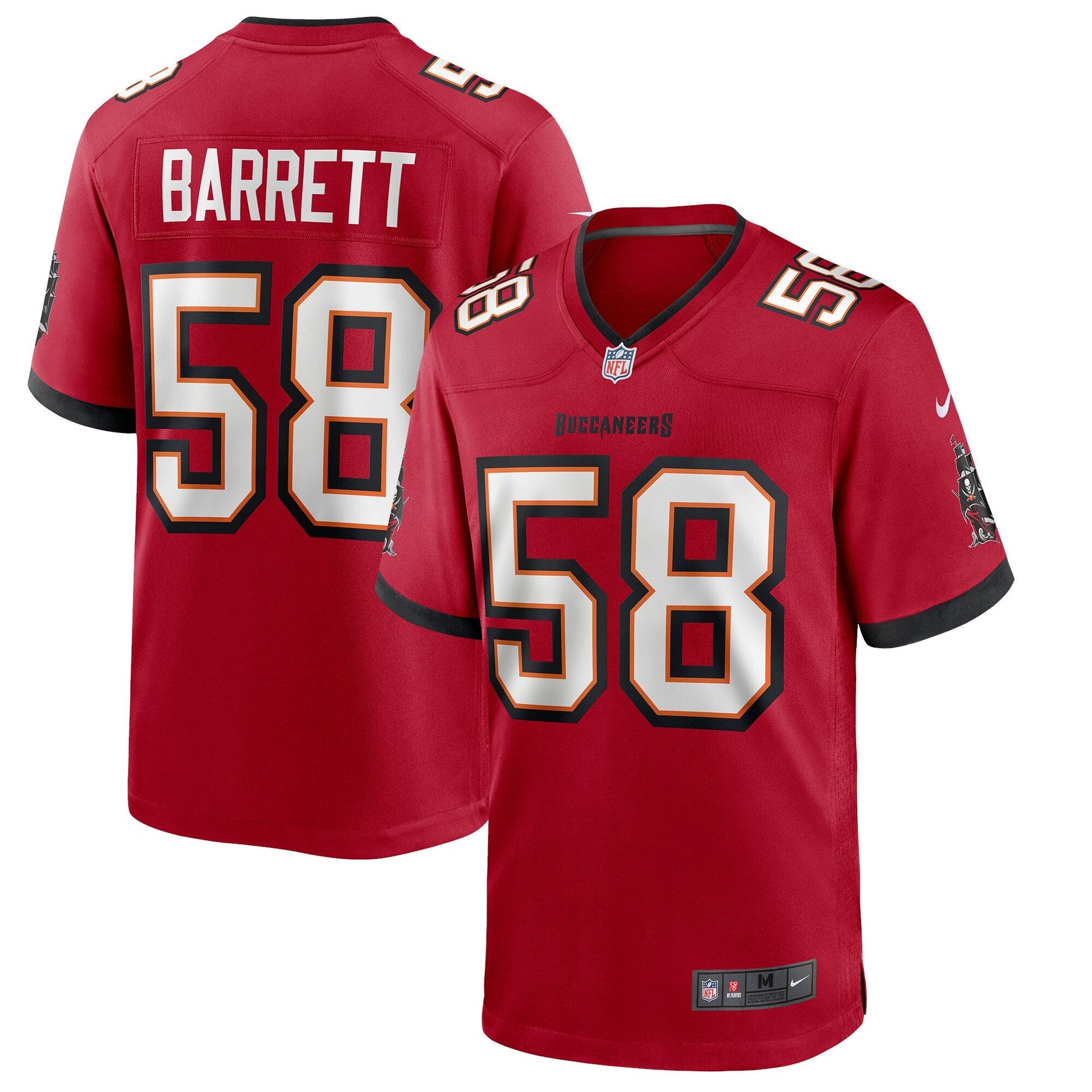 Tampa Bay Buccaneers Shaquil Barrett NFL jersey front view
