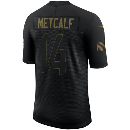 Seattle Seahawks Dk Metcalf Salute To Service NFL jersey front view