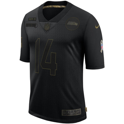 Seattle Seahawks Dk Metcalf Salute To Service NFL jersey front view
