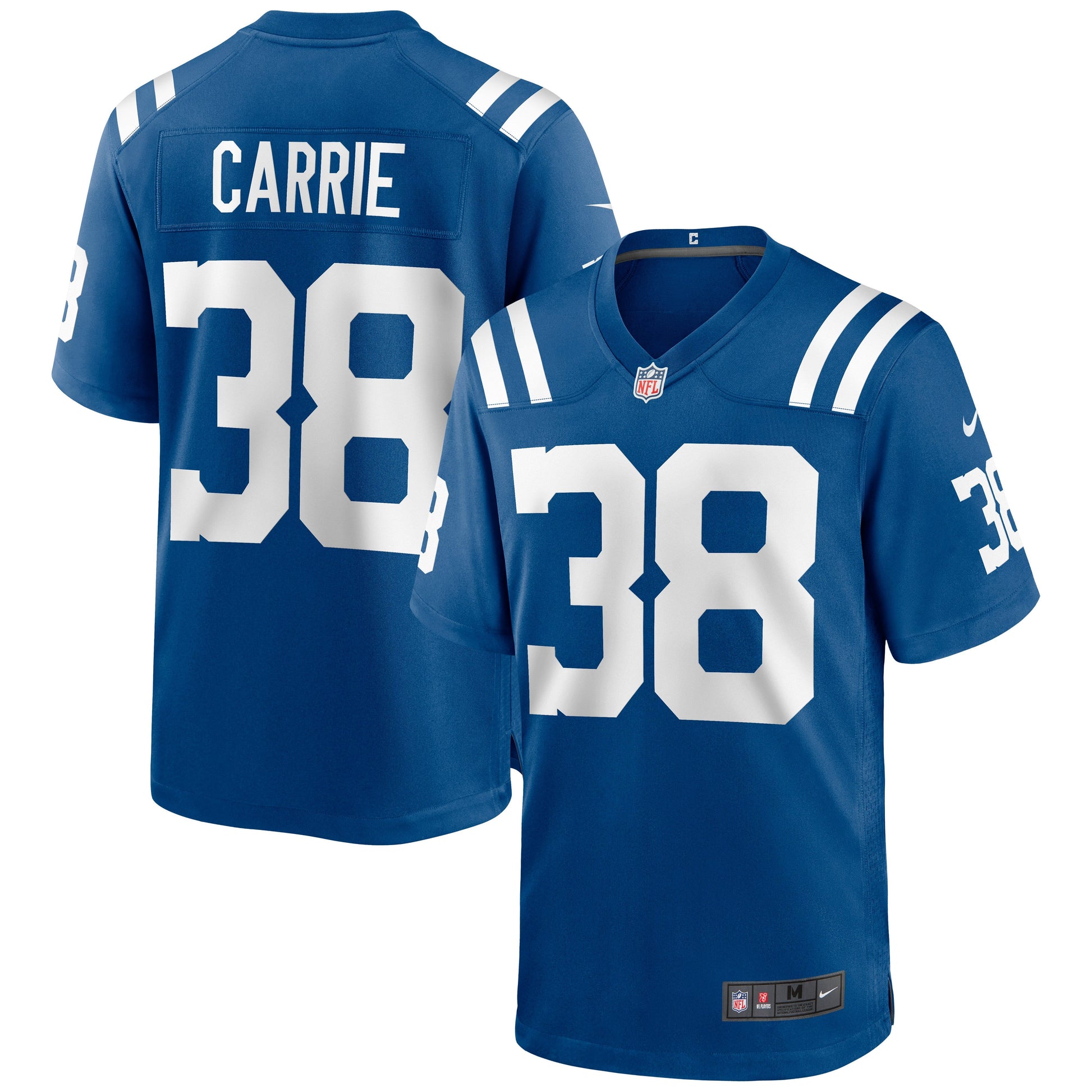 Indianapolis Colts Tj Carrie NFL jersey front view