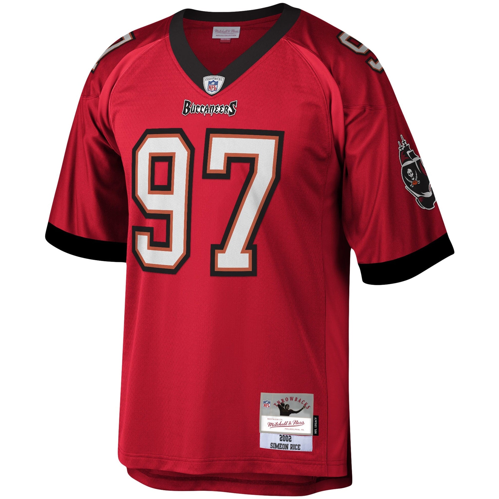 Tampa Bay Buccaneers Simeon Rice Legacy NFL jersey front view