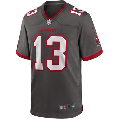 Tampa Bay Buccaneers Mike Evans Pewter NFL jersey front view