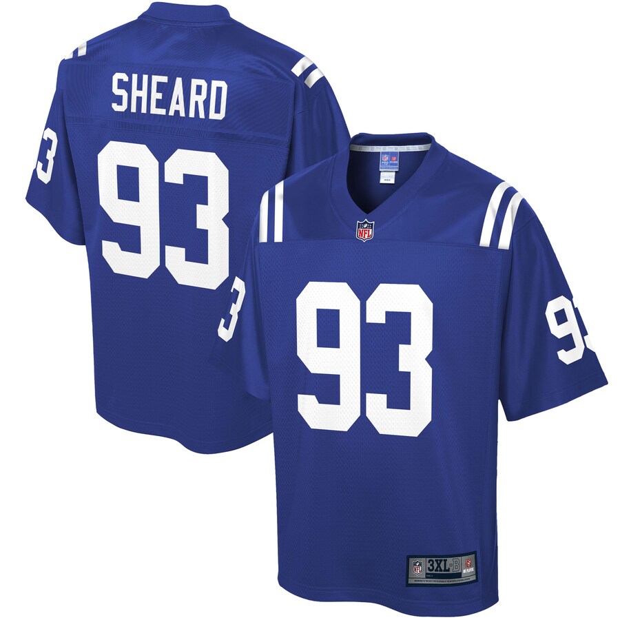 Indianapolis Colts Jabaal Sheard Big Tall NFL jersey front view