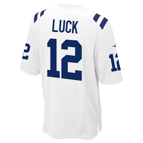 Indianapolis Colts S Andrew Luck NFL jersey front view