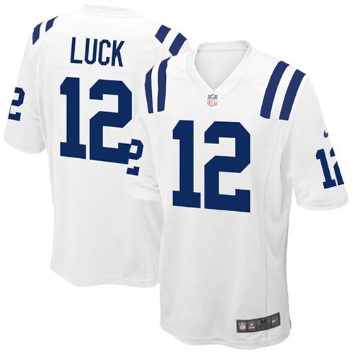 Indianapolis Colts S Andrew Luck NFL jersey front view