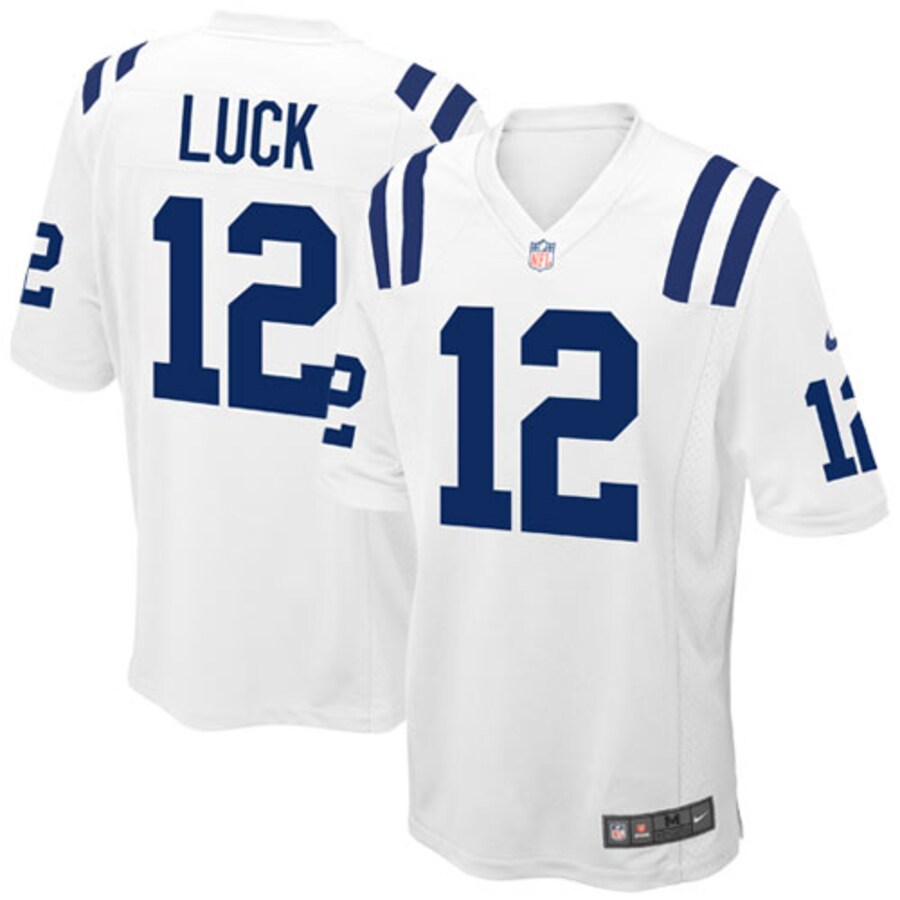 Indianapolis Colts S Andrew Luck NFL jersey front view