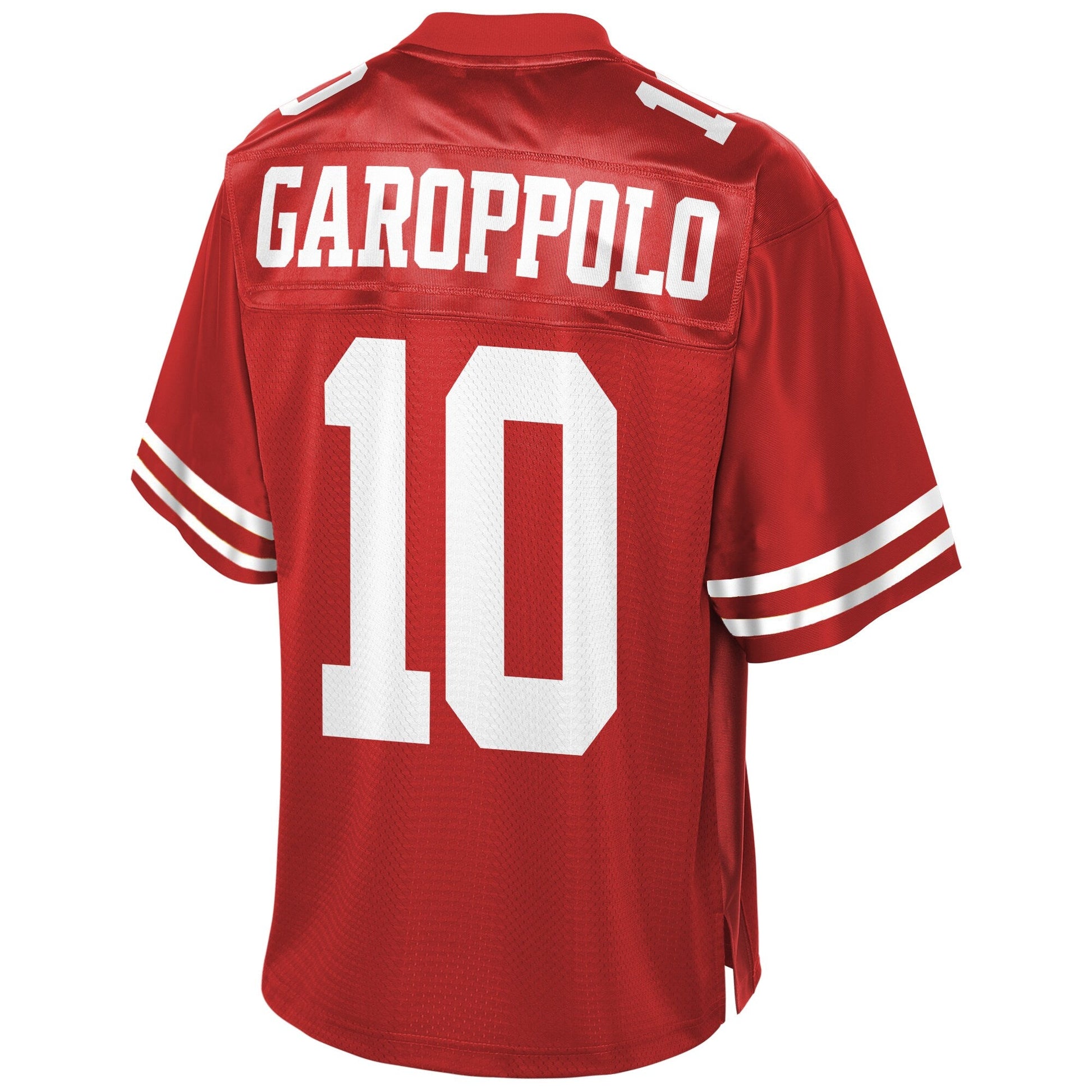 San Francisco 49ers Jimmy Garoppolo Scarlet NFL jersey front view