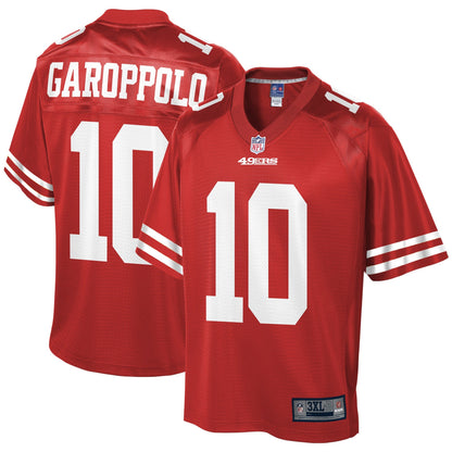 San Francisco 49ers Jimmy Garoppolo Scarlet NFL jersey front view