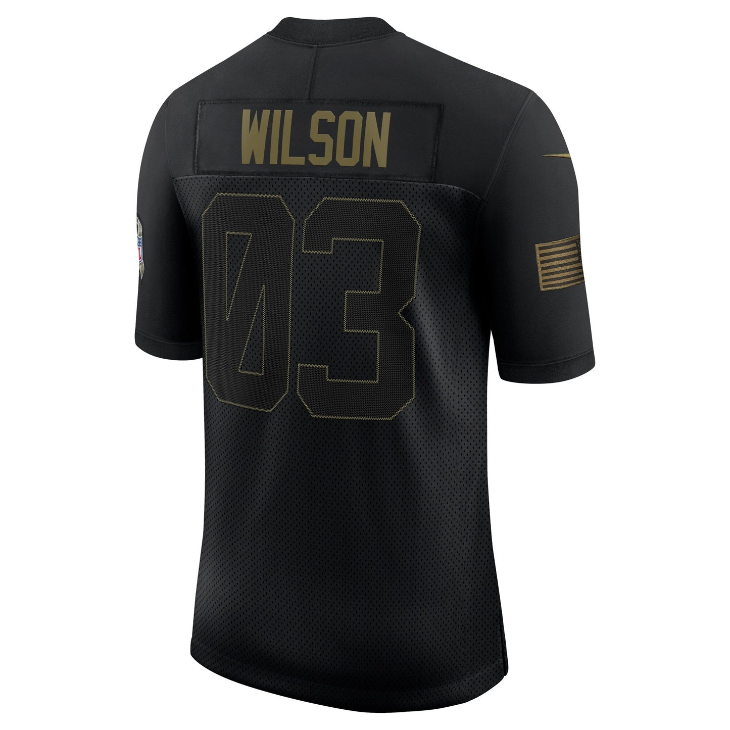 Seattle Seahawks Russell Wilson Salute To Service NFL jersey front view