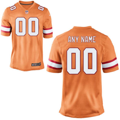 Tampa Bay Buccaneers Historic Logo Customized Glaze NFL jersey front view