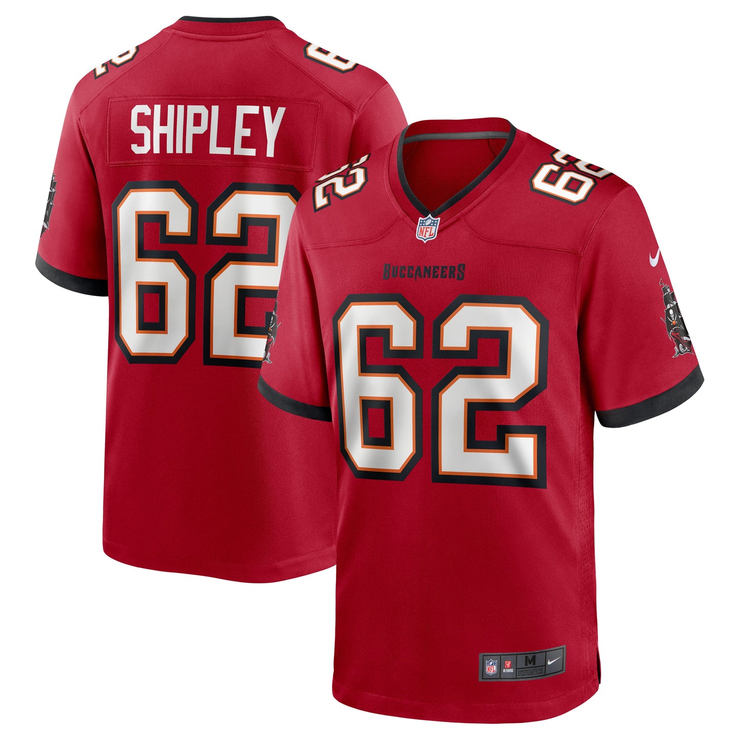 Tampa Bay Buccaneers Aq Shipley NFL jersey front view